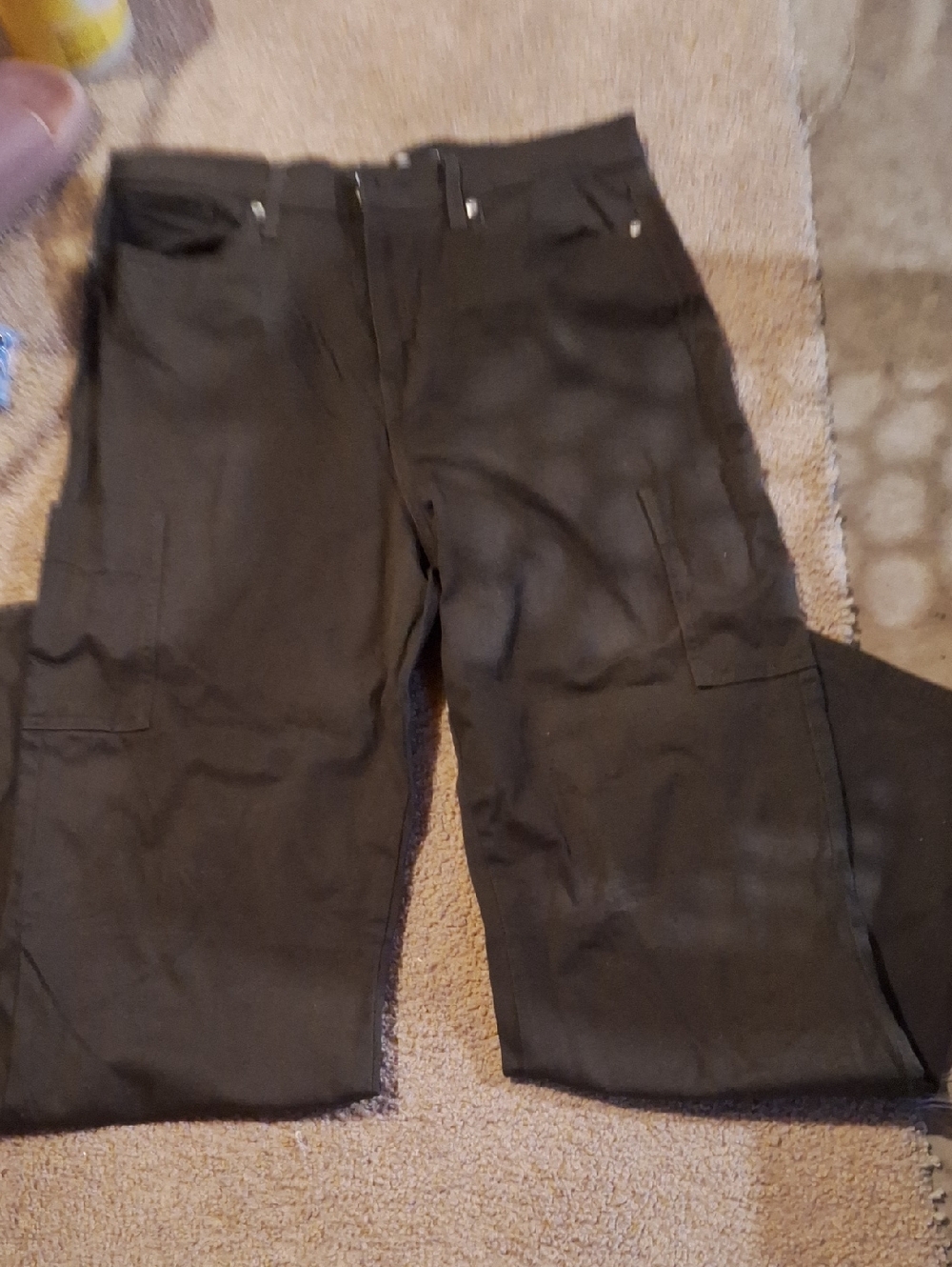 Black Cargo Work Pants Levi Strauss